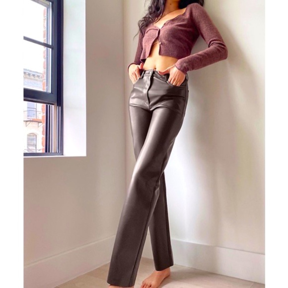 Aritzia Melina Pants Regular Rich Mocha Brown